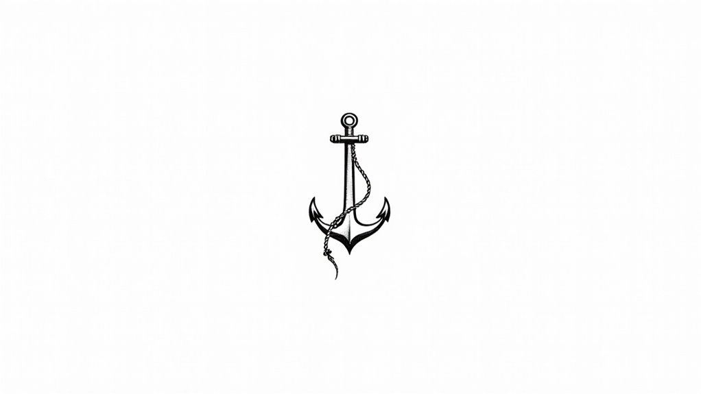 simple minimal ship tattoos