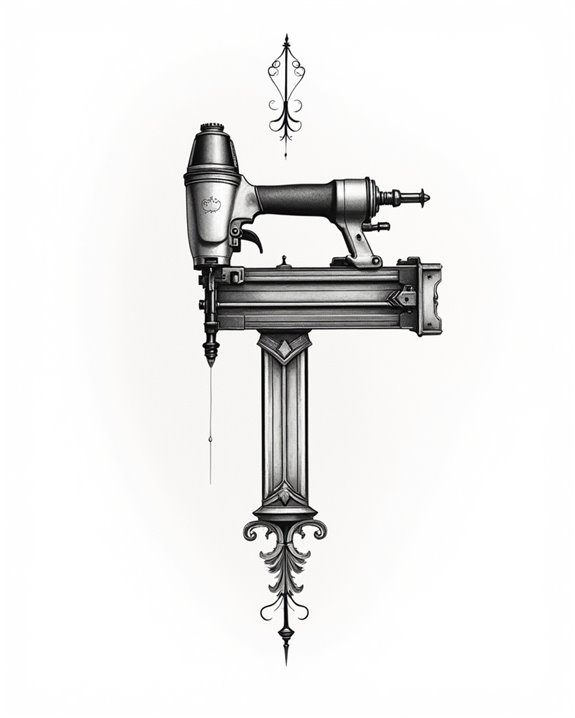 sleek minimalist nailgun design