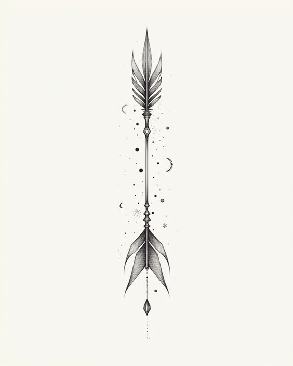 sleek purposeful arrow symbol