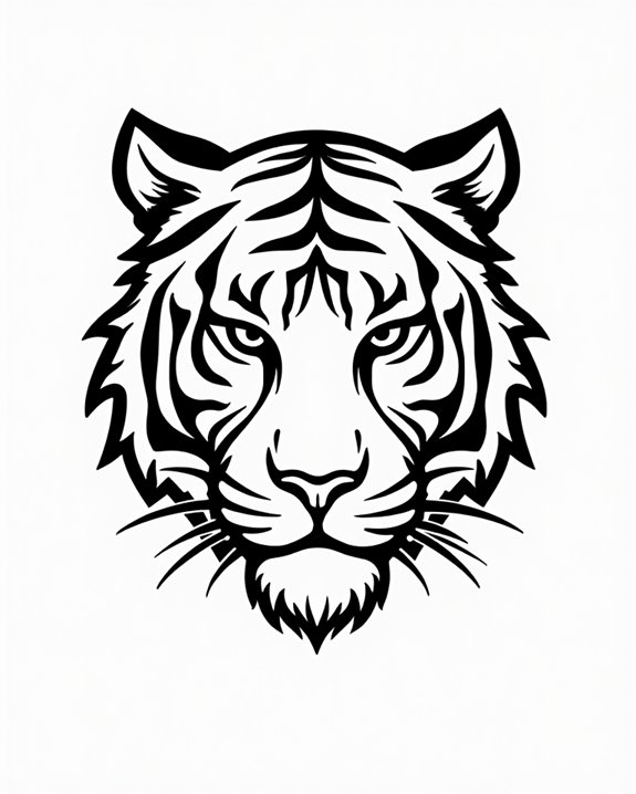 sleek tribal ferocity symbol