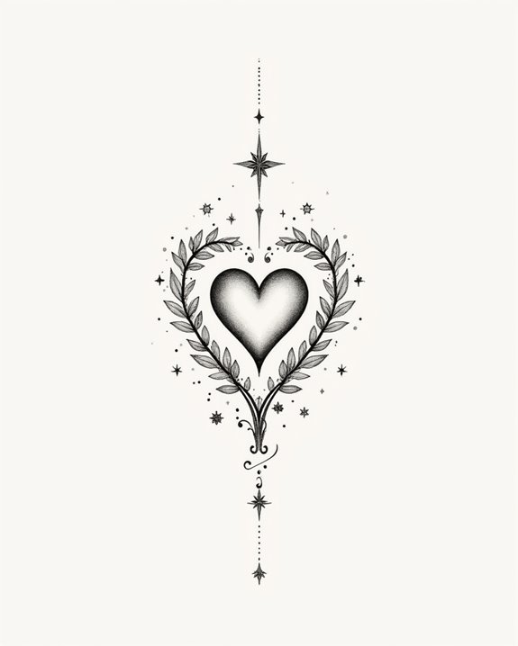 small anchoring love symbol