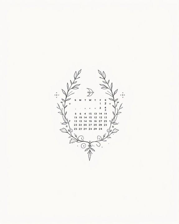 small meaningful date tattoos