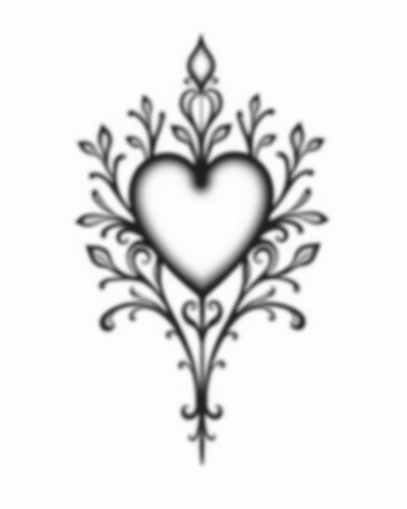 small sacred heart symbolism