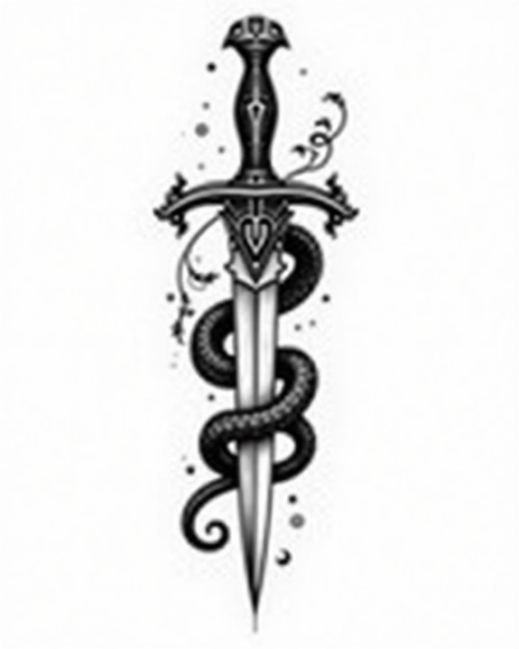 snake and dagger tattoo symbolism