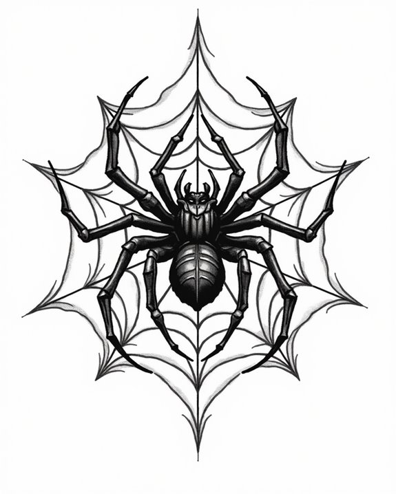 spider web concealed artistry
