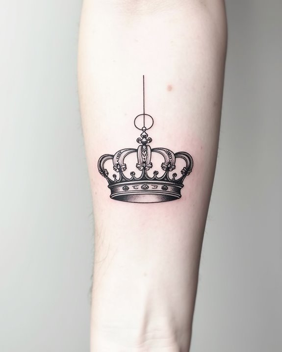spiritual elegance with crown