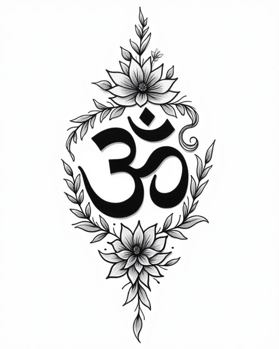 spiritual floral body art