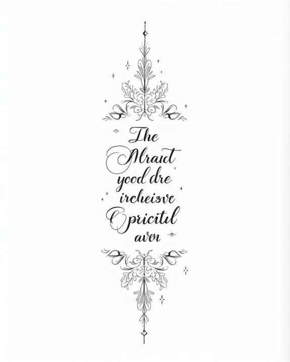 spiritual lettering for resilience