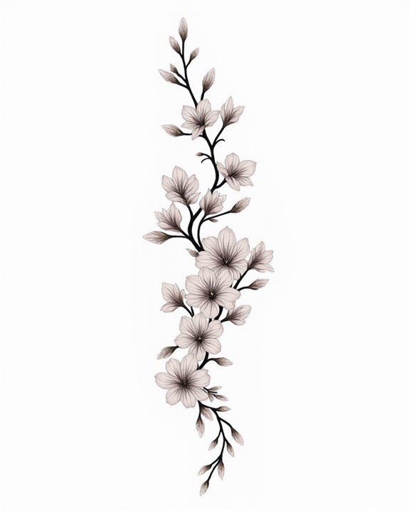 springtime delicate floral grace
