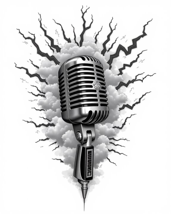 stormy vintage microphone tribute