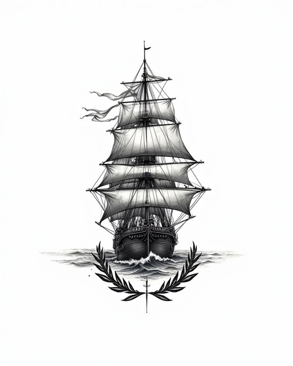 striking bold naval silhouettes