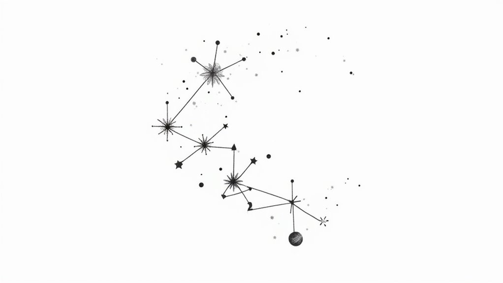 stunning women s constellation tattoos
