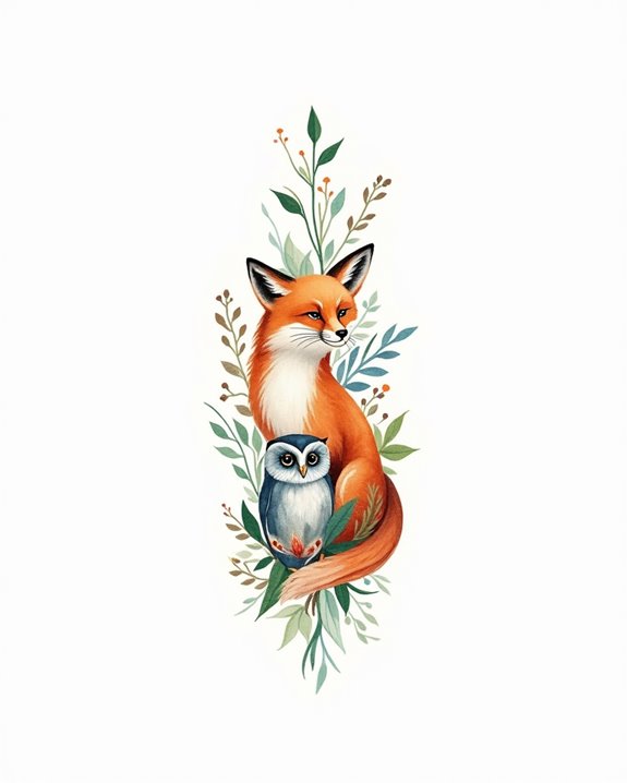 subtle artistic wildlife symbolism