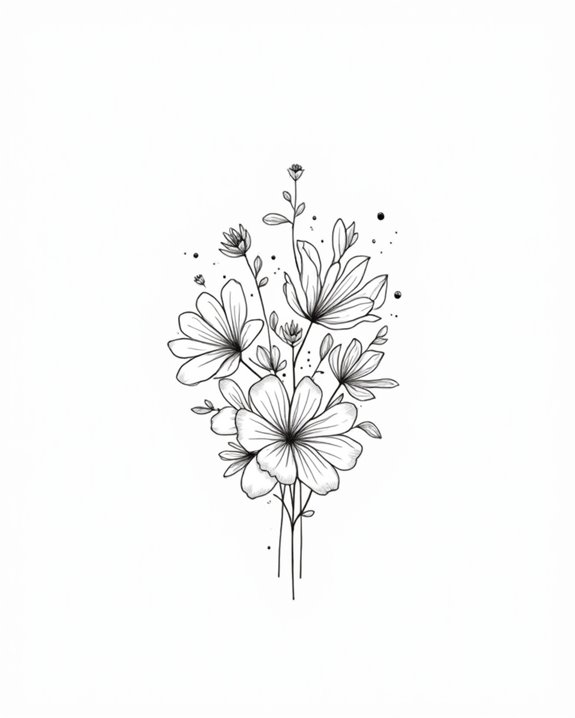 subtle expressive happiness tattoos