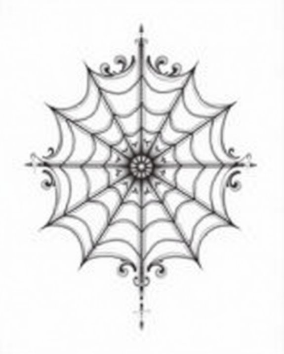 subtle finger web tattoos
