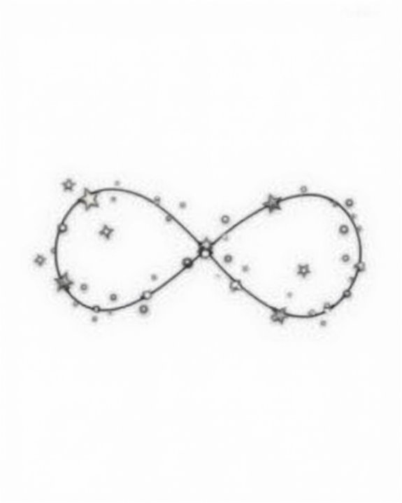 subtle infinity dot stars