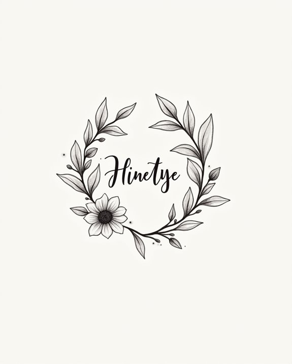 subtle meaningful name tattoos