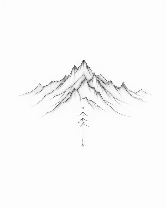 subtle mountain resilience growth