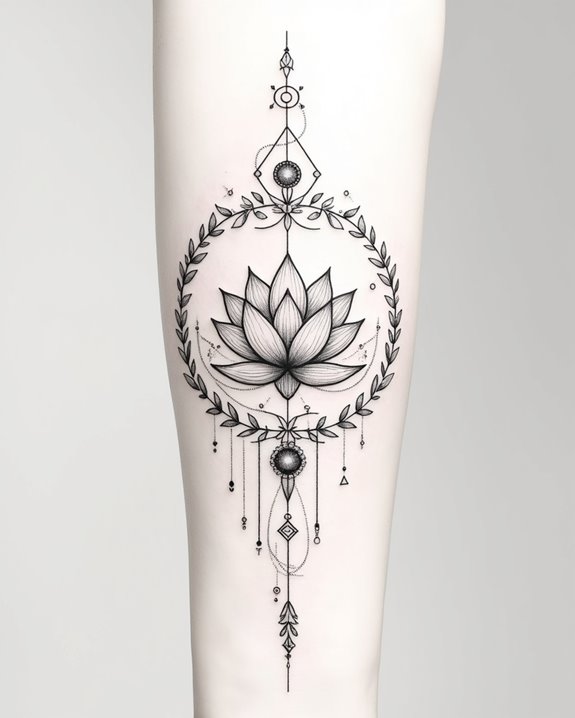 subtle spiritual symbol elegance