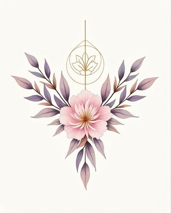 subtle watercolor tattoo details