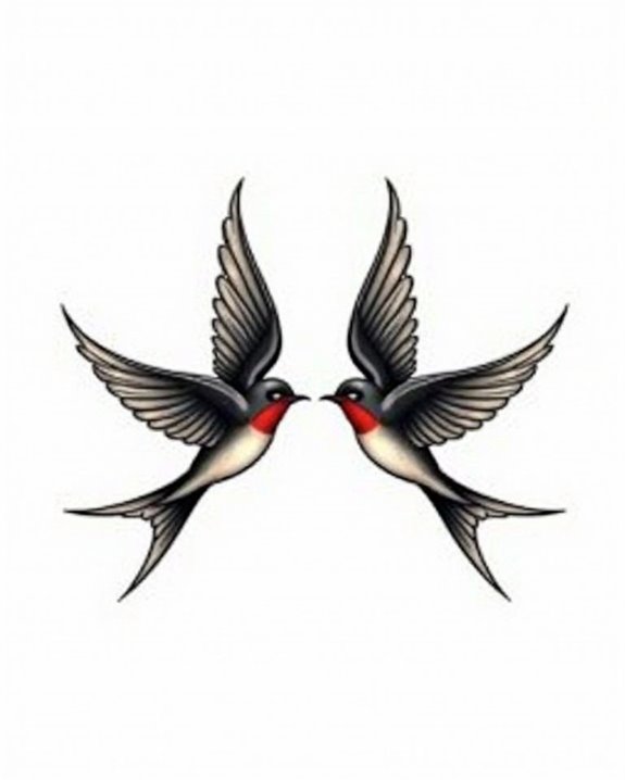 swallow flight symbolizes freedom
