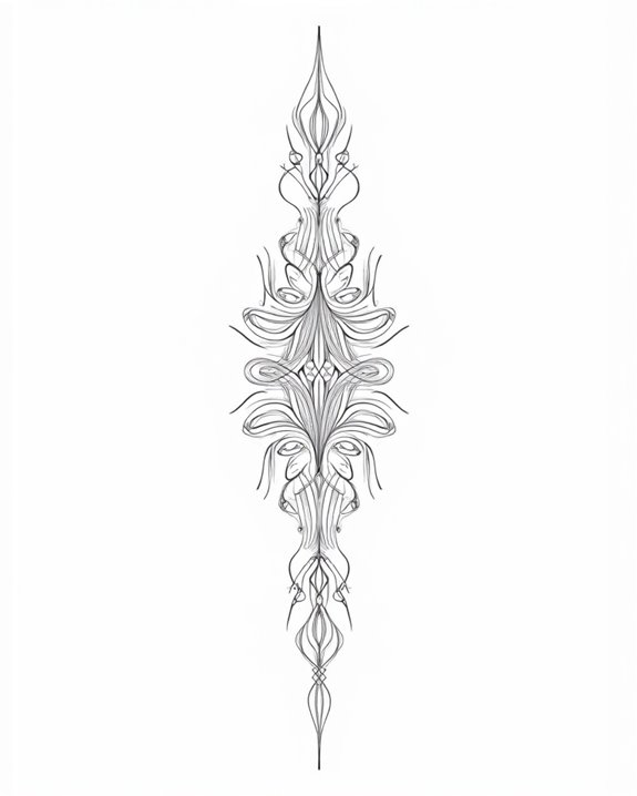 symmetric bold intricate design