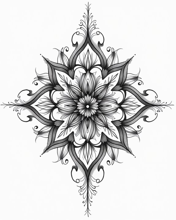 symmetrical harmonious artistic designs