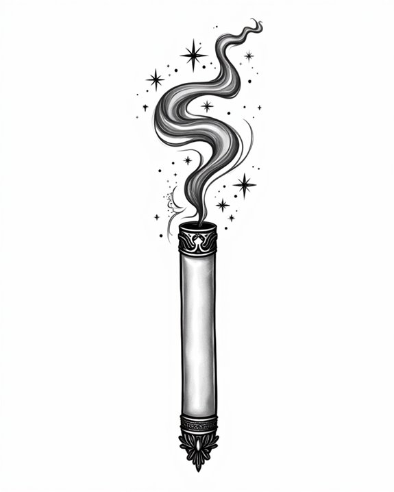 timeless cigarette smoke symbolism