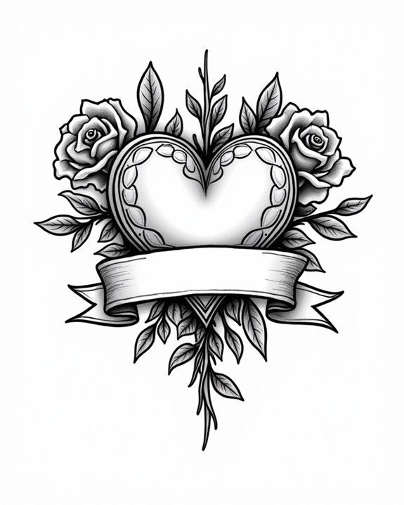 timeless heart loyalty symbol
