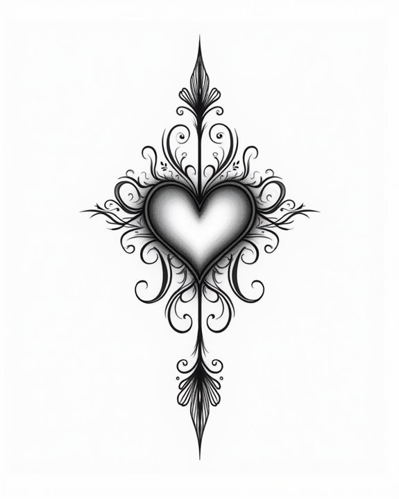 timeless love arrow tattoos