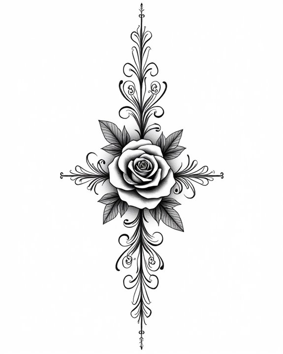 timeless rose tattoo symbolism