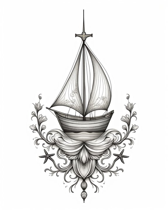 timeless vintage sailboat illustrations