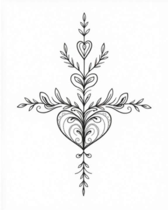 tiny heart tattoo symbolism