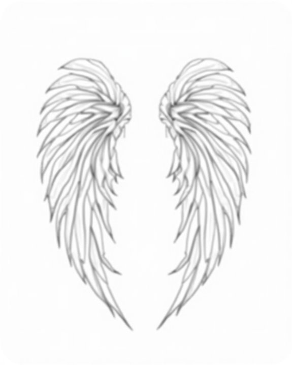 tiny wing silhouette jewelry