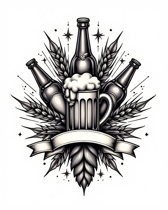 traditional brewing symbols showcase heritage