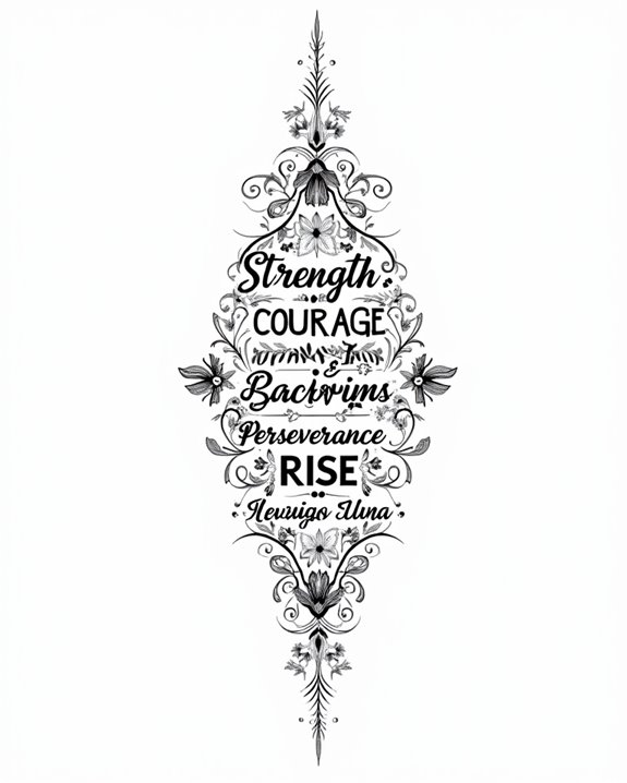 transformative motivational forearm art