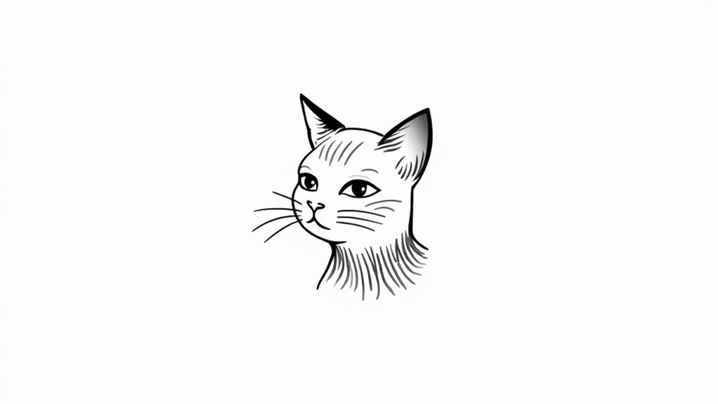 trendy cat forearm tattoos