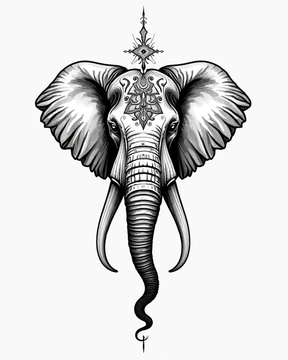 tribal elephant conservation artwork