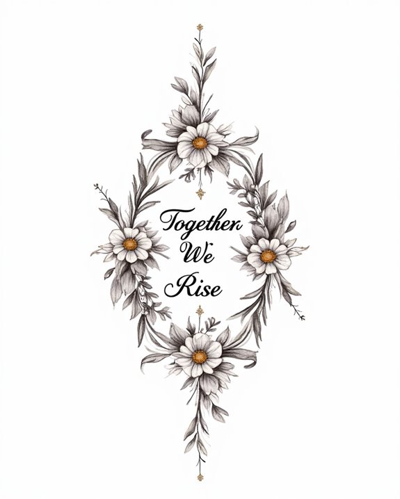 uplifting friendship inspirational tattoos