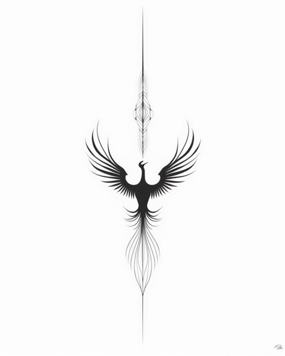 vibrant abstract animal silhouette