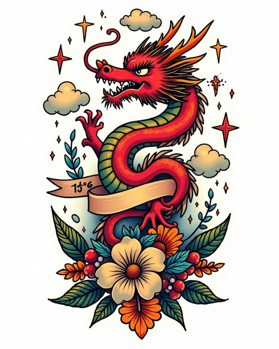 vibrant animated cultural tattoos