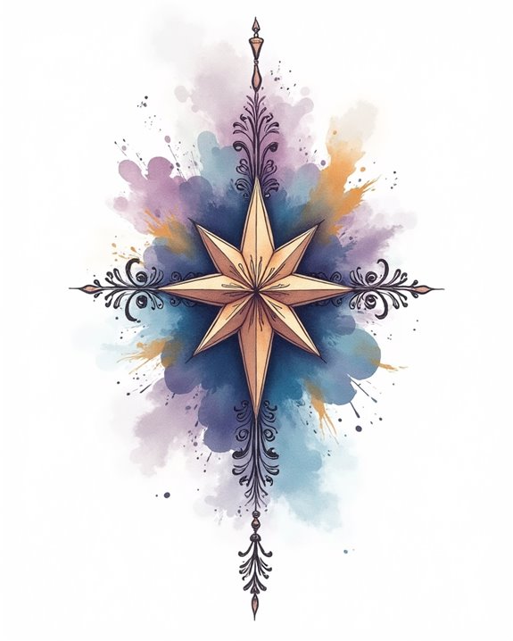 vibrant colorful celestial art