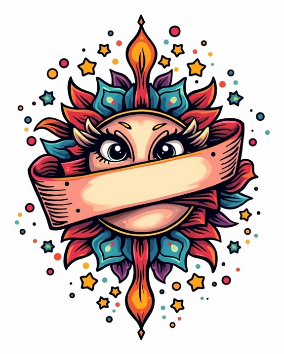 vibrant eye banner design