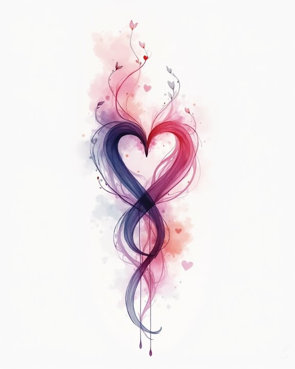 vibrant fluid love art