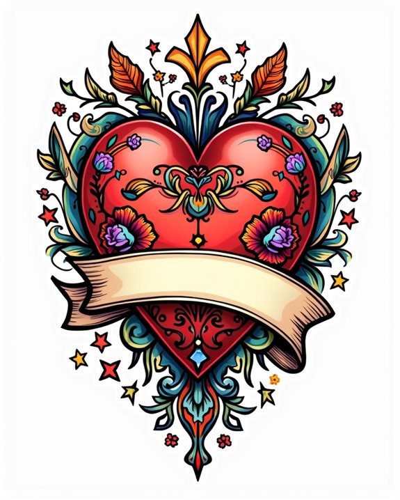 vibrant free spirit tattoo