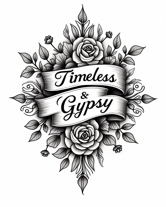 vibrant gypsy script banner