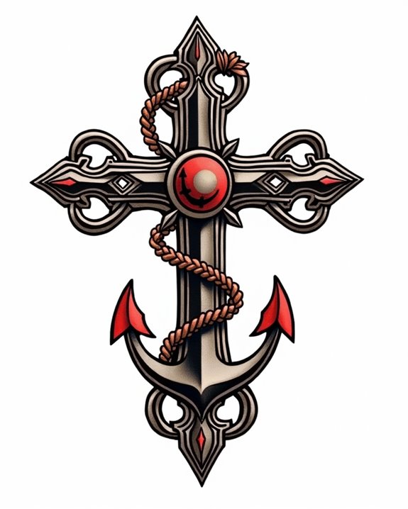 vibrant maritime faith symbols