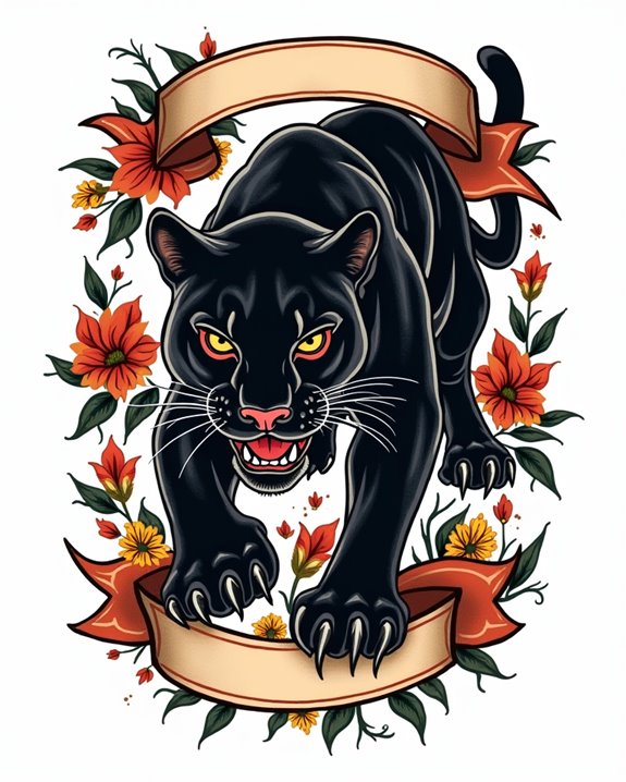 vibrant strategic tattoo design