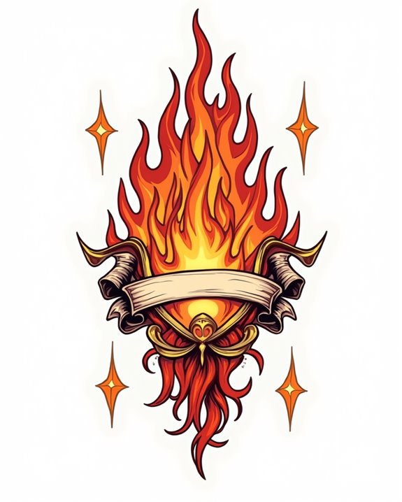 vibrant traditional tattoo style