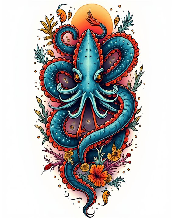 vibrant underwater creature display